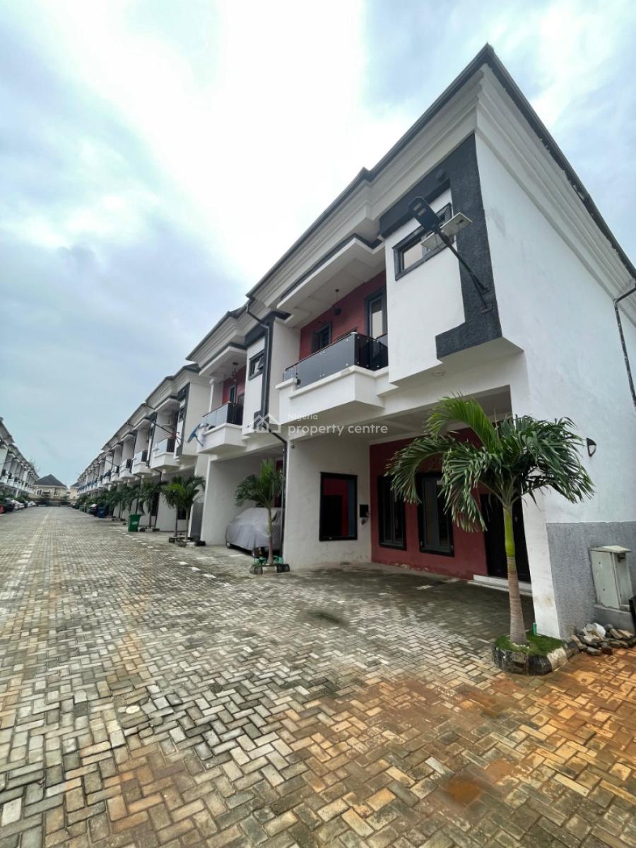 Very Spacious 4 Bedroom Semi Detached Duplex W/ Bq in a Secured Estate, Ikota, Lekki, Lagos, Semi-detached Duplex for Sale