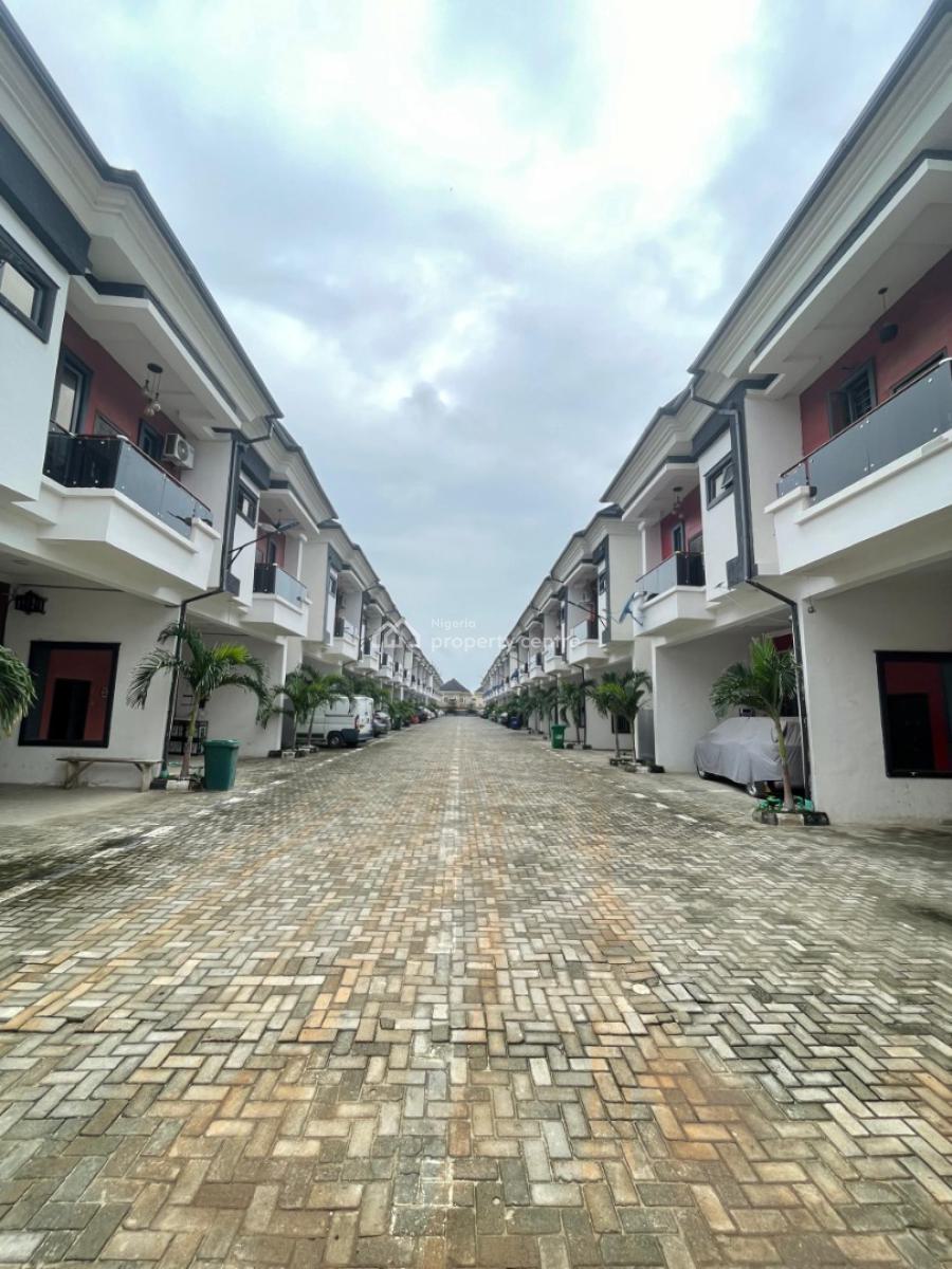 Very Spacious 4 Bedroom Semi Detached Duplex W/ Bq in a Secured Estate, Ikota, Lekki, Lagos, Semi-detached Duplex for Sale