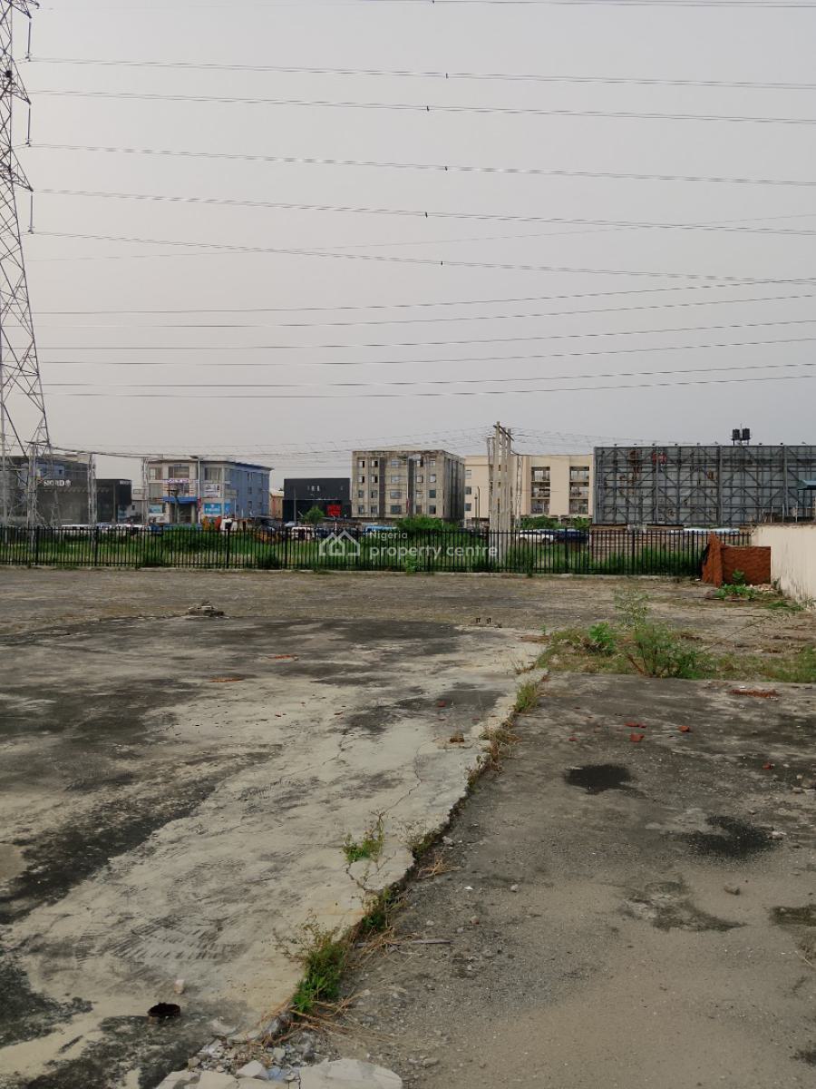 2300sqm Land Facing The Expressway Fenced Round with Gate, Between Marwa and Ikate Lekki Epe Expressway, Lekki Phase 1, Lekki, Lagos, Mixed-use Land for Sale