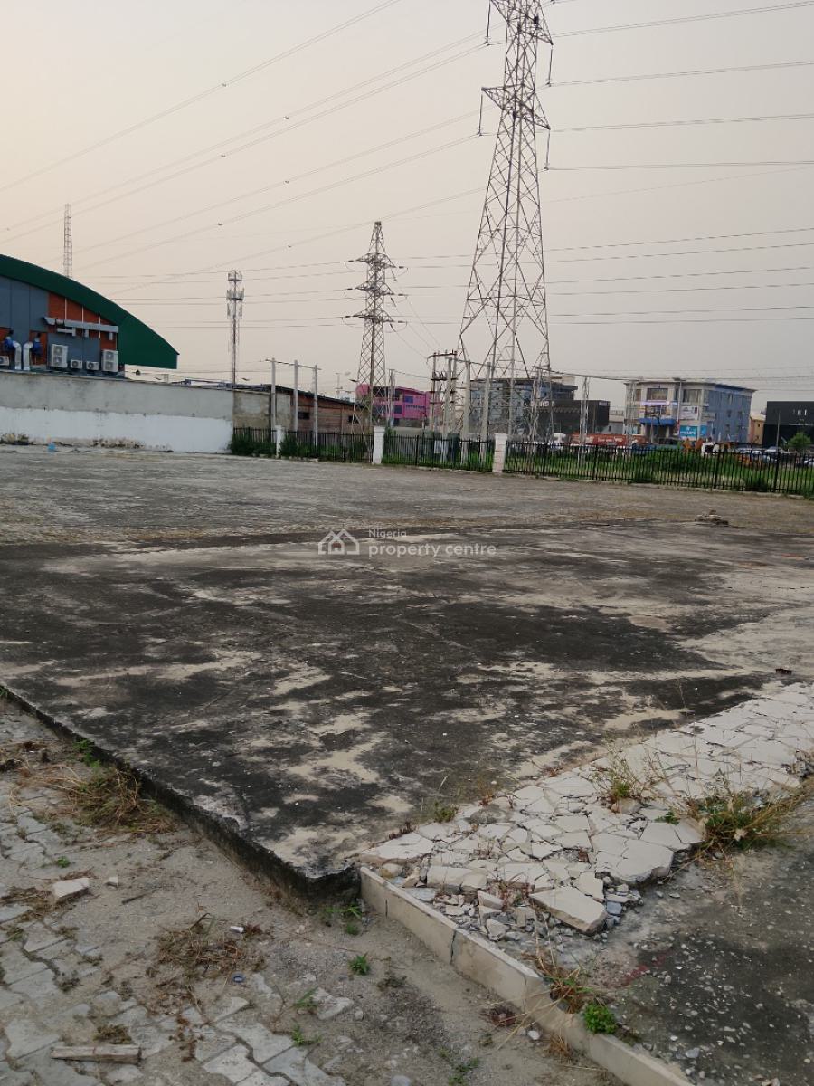 2300sqm Land Facing The Expressway Fenced Round with Gate, Between Marwa and Ikate Lekki Epe Expressway, Lekki Phase 1, Lekki, Lagos, Mixed-use Land for Sale