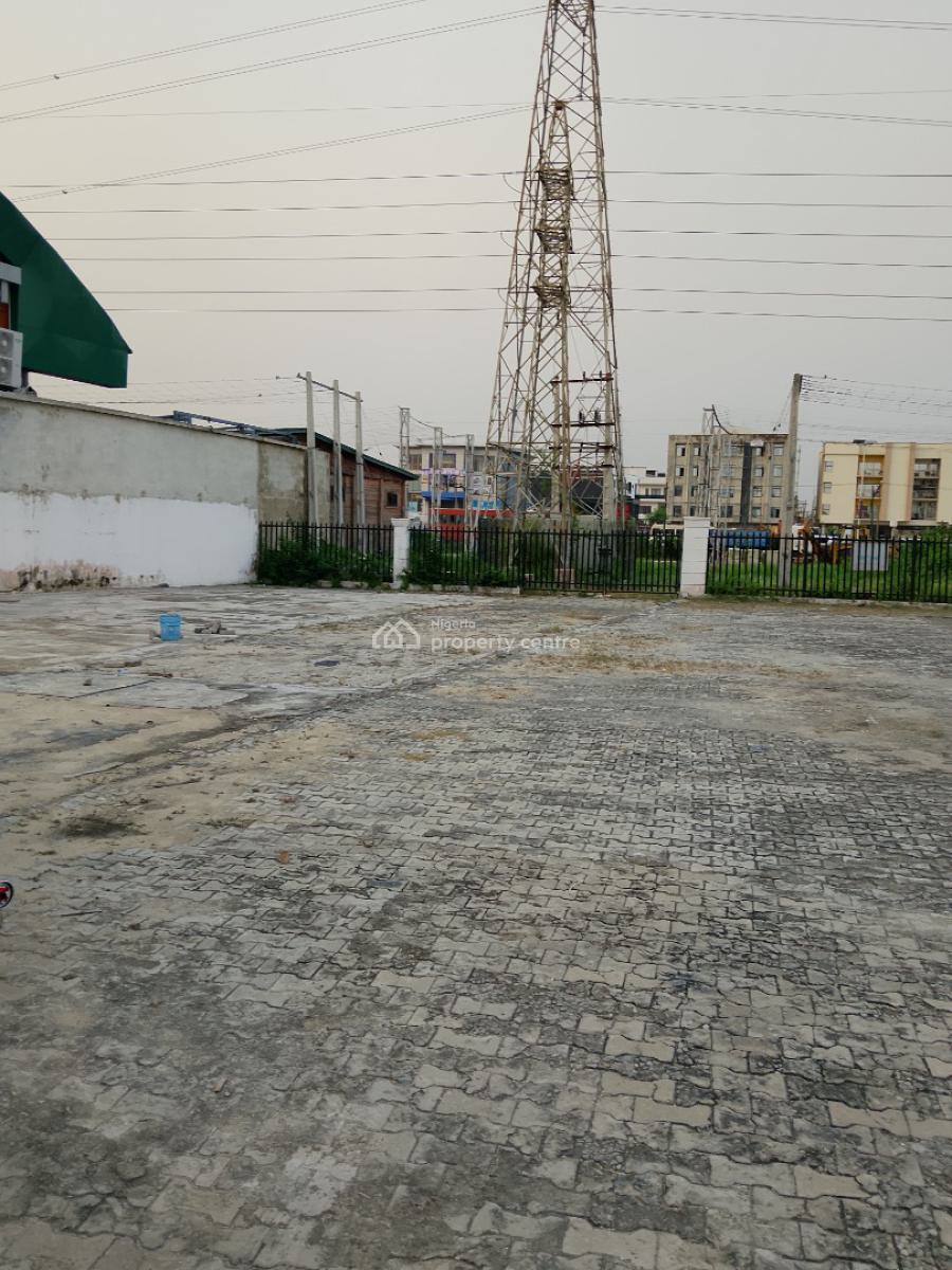 2300sqm Land Facing The Expressway Fenced Round with Gate, Between Marwa and Ikate Lekki Epe Expressway, Lekki Phase 1, Lekki, Lagos, Mixed-use Land for Sale