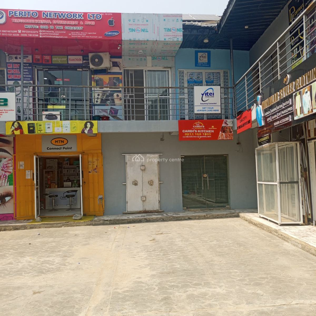 a Sharp and Neat Shop Facing a Major Road, Ado, Ajah, Lagos, Shop for Rent