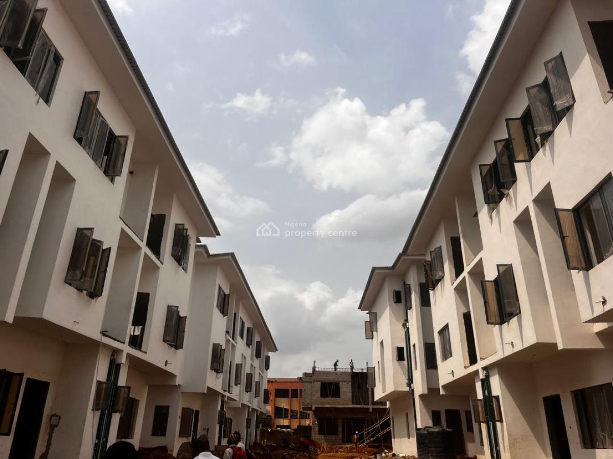 4 Bedroom Detached House with Bq, Mosunmolu Mews, Ajannaku Street,  Awuse Estate, Opebi, Ikeja, Lagos, Terraced Duplex for Sale