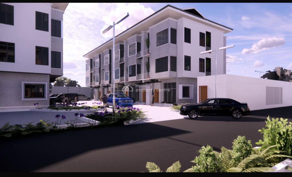 4 Bedroom Detached House with Bq, Mosunmolu Mews, Ajannaku Street,  Awuse Estate, Opebi, Ikeja, Lagos, Terraced Duplex for Sale