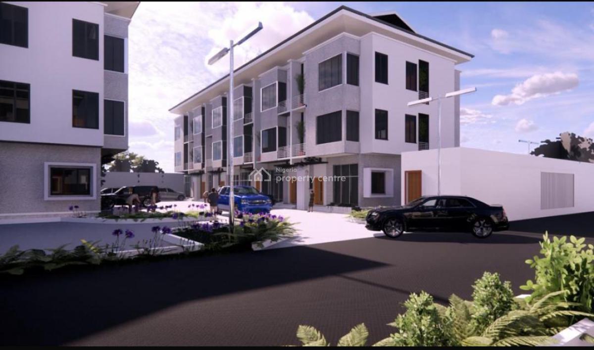 4 Bedroom Detached House with Bq, Mosunmolu Mews, Ajannaku Street,  Awuse Estate, Opebi, Ikeja, Lagos, Terraced Duplex for Sale