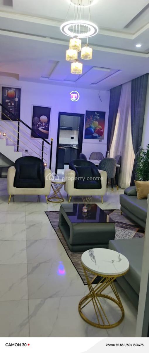 Luxury 4 Bedrooms Semi-detached House, Abraham Adesanya, Ajah, Lagos, Semi-detached Duplex for Rent