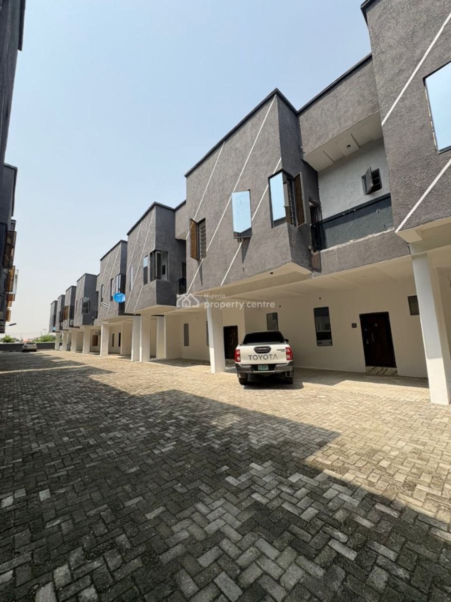 Exquisite 4 Bedroom Terrace Duplex, General Paint, Sangotedo, Ajah, Lagos, Terraced Duplex for Rent