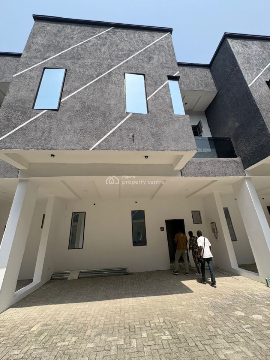 Exquisite 4 Bedroom Terrace Duplex, General Paint, Sangotedo, Ajah, Lagos, Terraced Duplex for Rent