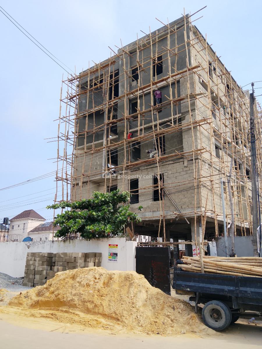 Brand New 2 Bedroom Apartment with Rooftop Bar and Elevator, Ologolo, Lekki, Lagos, Flat / Apartment for Sale