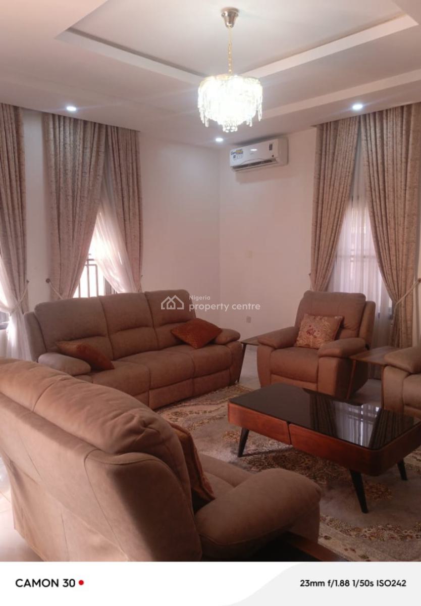 Fully Furnished and Serviced 3 Bedrooms Bungalow, Kado Estate, Kado, Abuja, Detached Bungalow for Rent