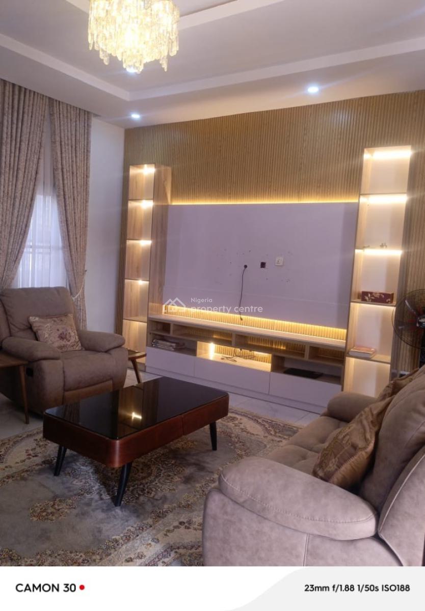 Fully Furnished and Serviced 3 Bedrooms Bungalow, Kado Estate, Kado, Abuja, Detached Bungalow for Rent