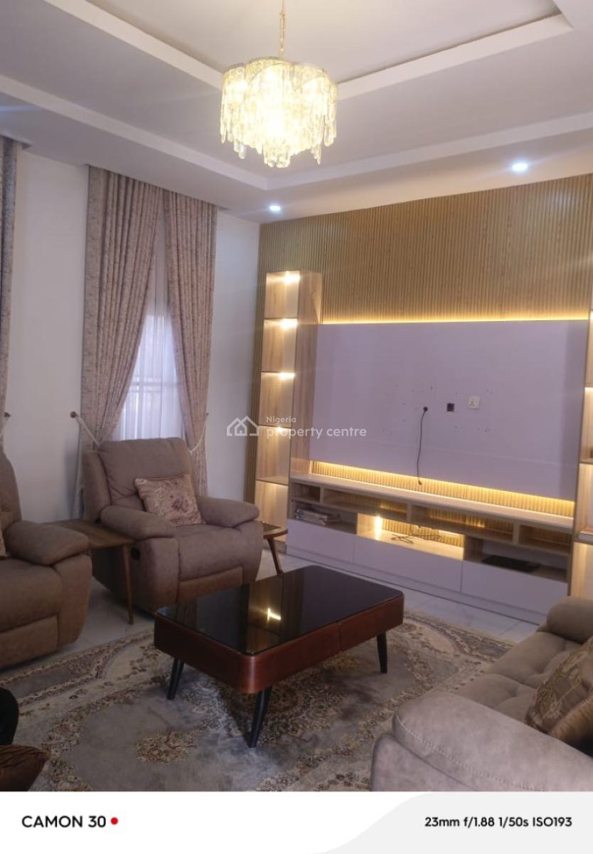 Fully Furnished and Serviced 3 Bedrooms Bungalow, Kado Estate, Kado, Abuja, Detached Bungalow for Rent