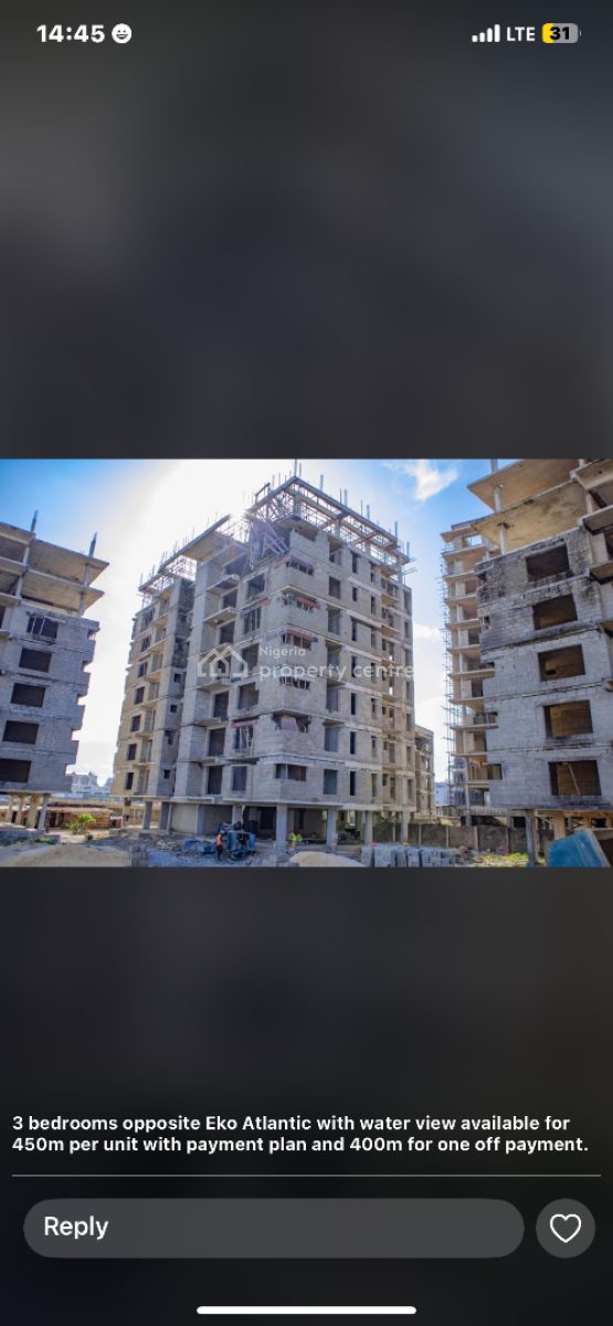 3 Bedroom, Ahmadu Bello Way, New Coastal Road, Victoria Island (vi), Lagos, Flat / Apartment for Sale