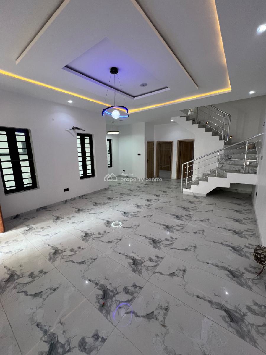 Brand New 5-bedroom Duplex with Bq & 2 Extra Rooms in a Non-flood Area, Ologolo, Lekki, Lagos, House for Rent