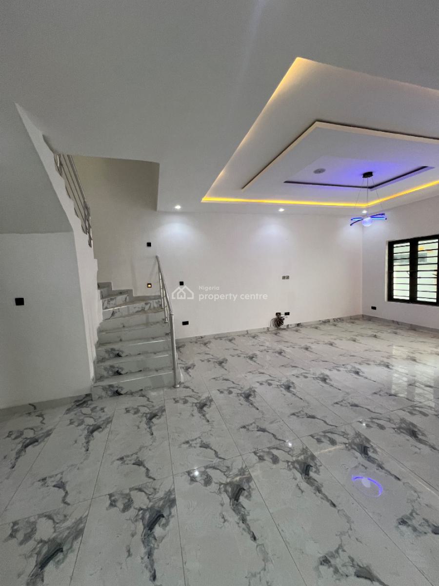 Brand New 5-bedroom Duplex with Bq & 2 Extra Rooms in a Non-flood Area, Ologolo, Lekki, Lagos, House for Rent