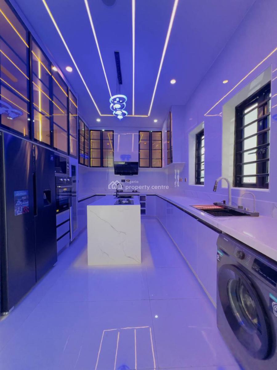 5 Bedroom Fully Detached Duplex +bq with Pool, Chevron Tollgate, Lekki, Lagos, Detached Duplex for Sale