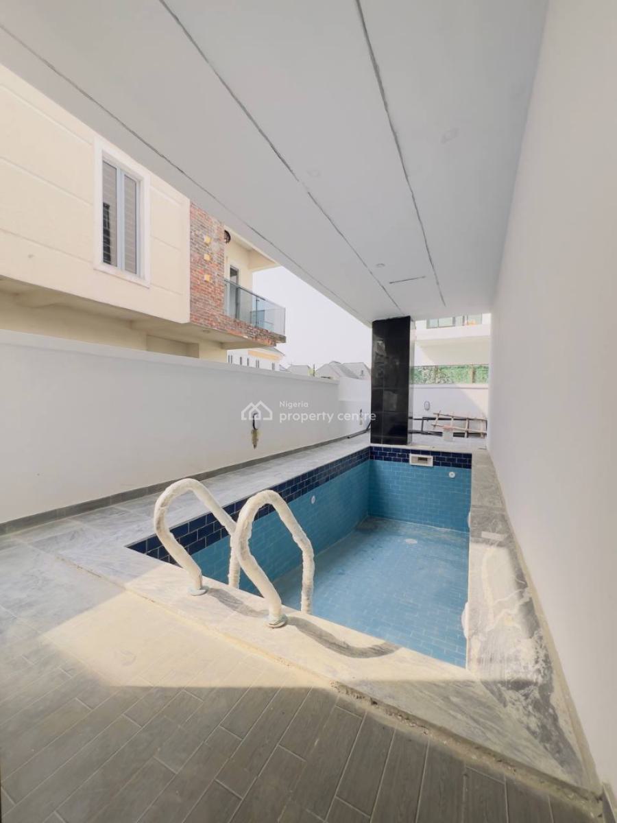 5 Bedroom Fully Detached Duplex +bq with Pool, Chevron Tollgate, Lekki, Lagos, Detached Duplex for Sale