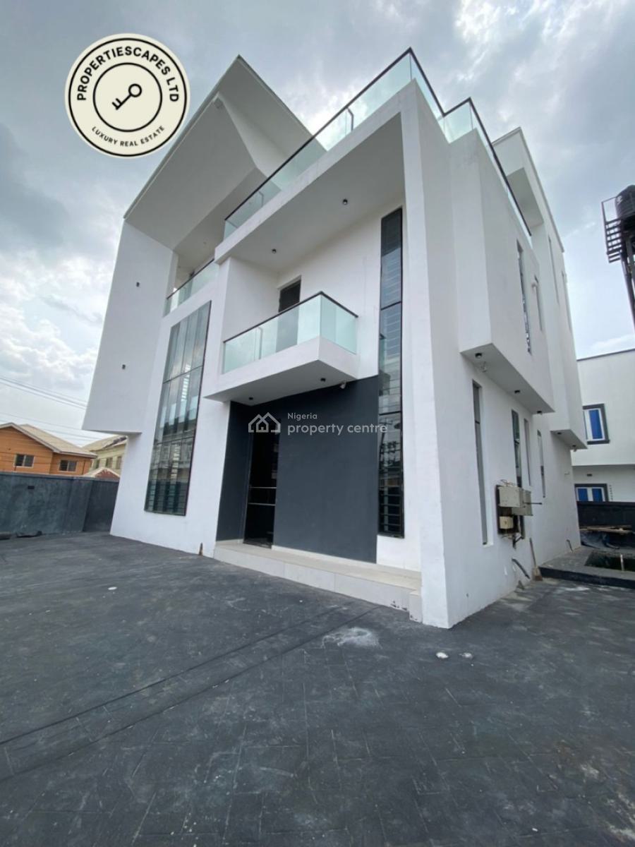 Premium 5 Bedroom Fully Detached Duplex with Bq, Osapa, Lekki, Lagos, Detached Duplex for Sale