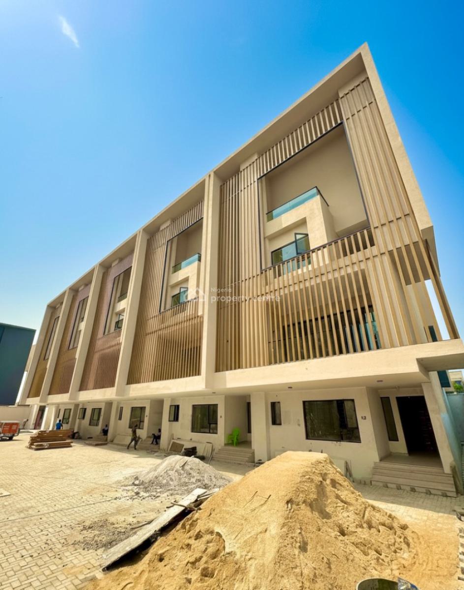 an Exceptional 5-bedroom Terrace with Elevator & Lifestyle Amenities, Banana Island, Ikoyi, Lagos, Terraced Duplex for Rent