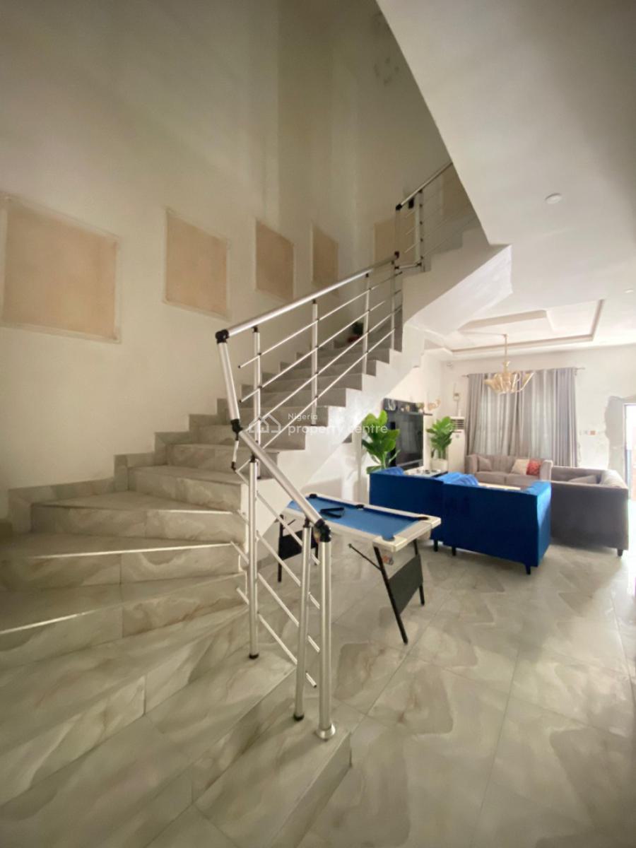 Beautiful 4 Bedroom Semi Detached Duplex with Bq, Chevron Toll Gate, Lekki, Lagos, Semi-detached Duplex for Rent