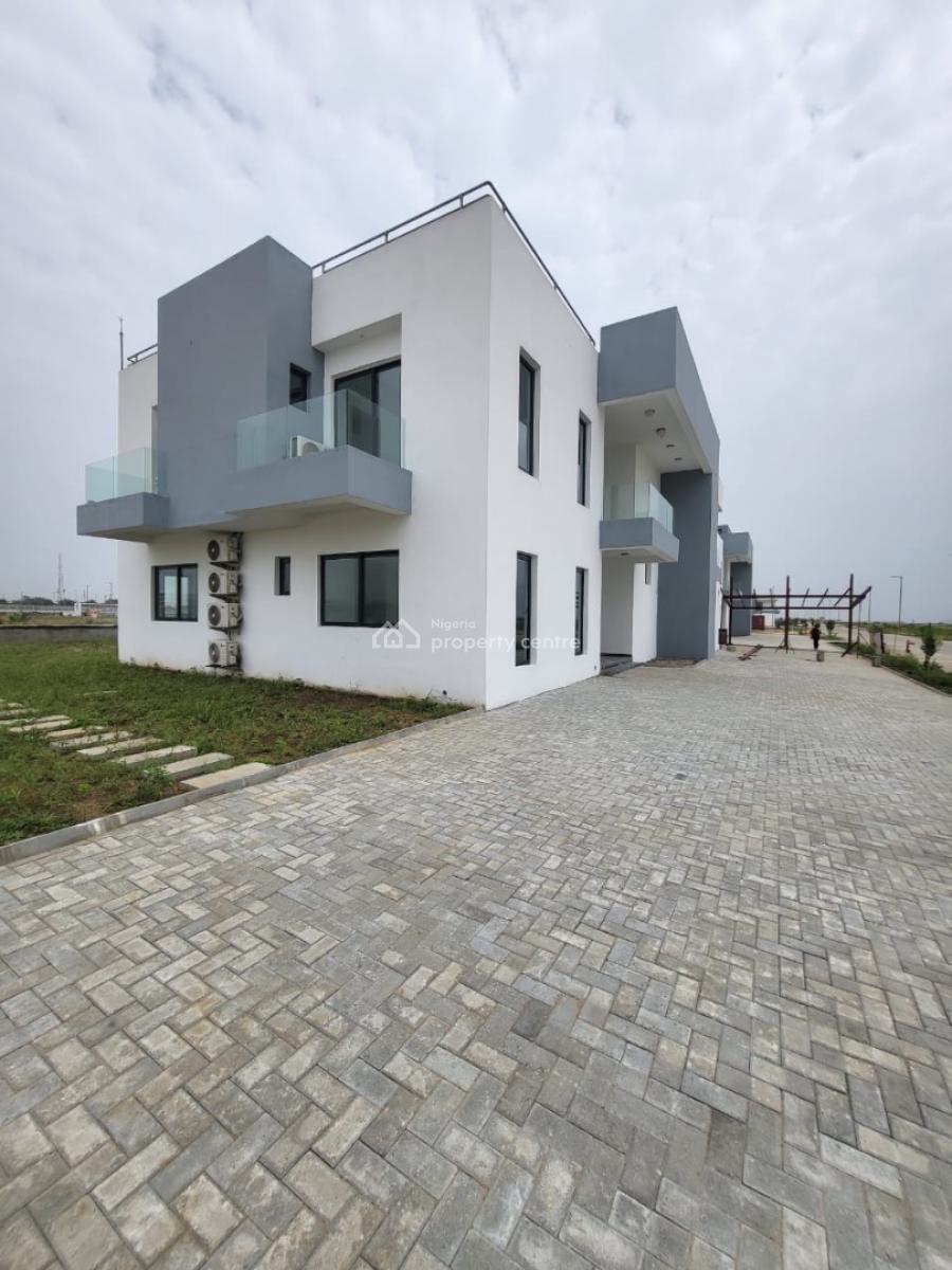 Oceanview Finished & Partly Furnished 5 Bedroom Detached House + Bq, Maiyegun Beach Estate, Coastal Road, Jakande, Lekki, Lagos, Detached Duplex for Rent