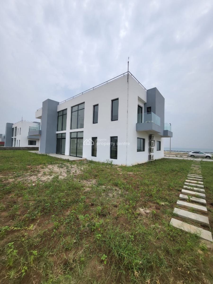 Oceanview Finished & Partly Furnished 5 Bedroom Detached House + Bq, Maiyegun Beach Estate, Coastal Road, Jakande, Lekki, Lagos, Detached Duplex for Rent