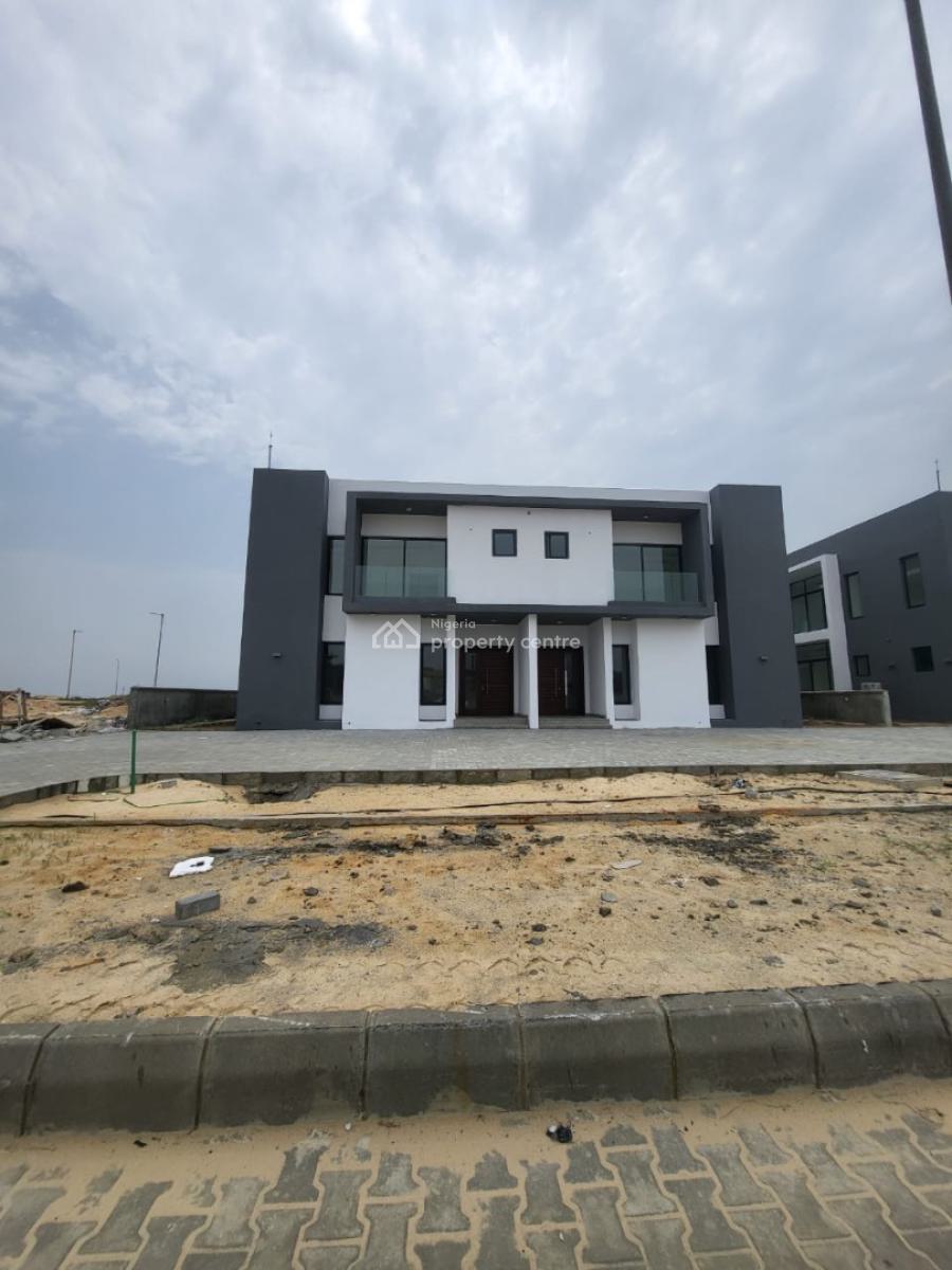 Oceanview Finished & Partly Furnished 5 Bedroom Detached House + Bq, Maiyegun Beach Estate, Coastal Road, Jakande, Lekki, Lagos, Detached Duplex for Rent