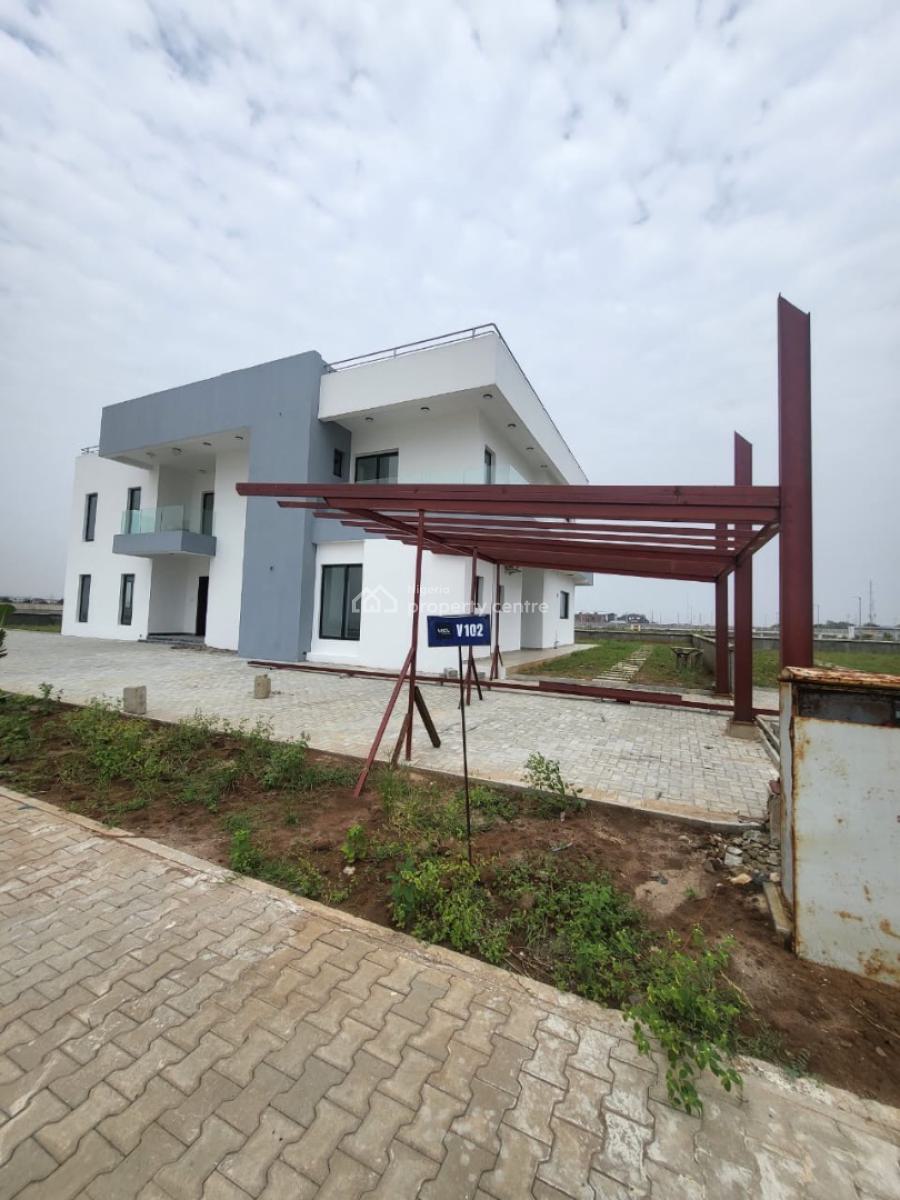 Oceanview Finished & Partly Furnished 5 Bedroom Detached House + Bq, Maiyegun Beach Estate, Coastal Road, Jakande, Lekki, Lagos, Detached Duplex for Rent