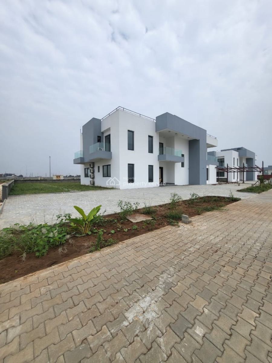 Oceanview Finished & Partly Furnished 5 Bedroom Detached House + Bq, Maiyegun Beach Estate, Coastal Road, Jakande, Lekki, Lagos, Detached Duplex for Rent