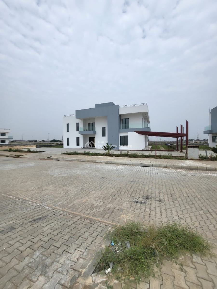Oceanview Finished & Partly Furnished 5 Bedroom Detached House + Bq, Maiyegun Beach Estate, Coastal Road, Jakande, Lekki, Lagos, Detached Duplex for Rent