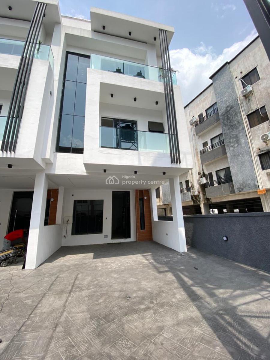 Exquisitely Built 4 Bedroom Terrace Duplex with a Bq, Osapa, Lekki, Lagos, Terraced Duplex for Sale