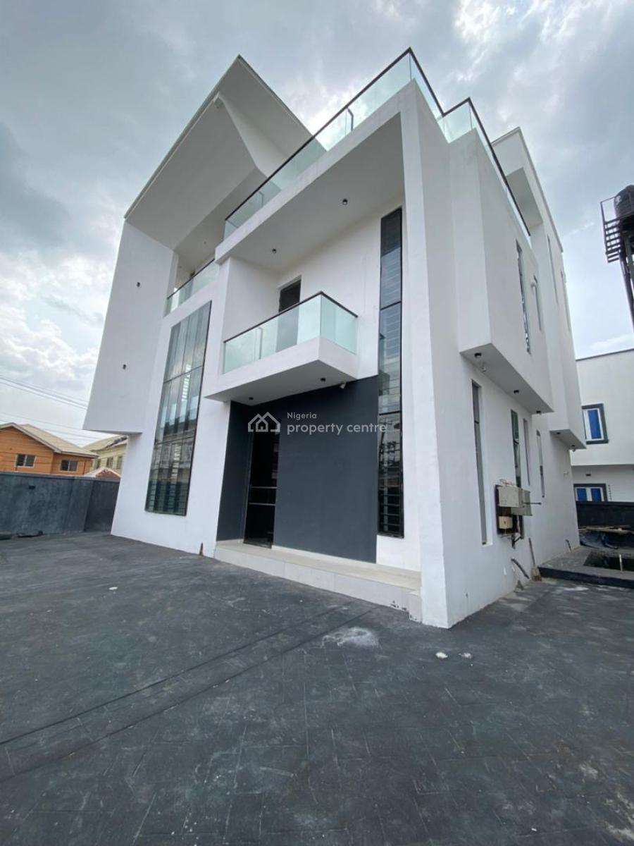 Exclusive 5 Bedroom Detached Duplex with a Pool, Cinema and Bq, Osapa, Lekki, Lagos, Detached Duplex for Sale