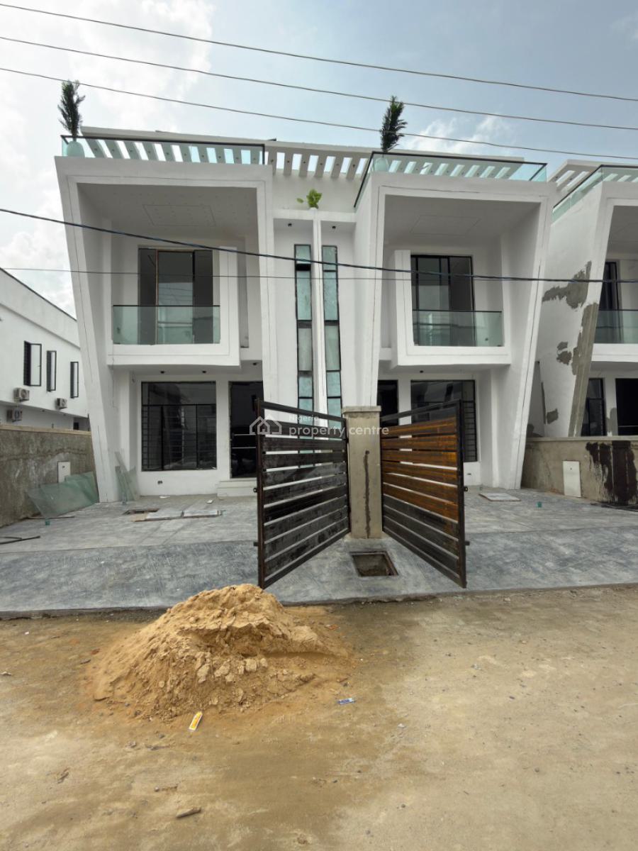 Newly Built 4 Bedroom Semi Detached House with Bq, Ikota, Lekki, Lagos, Detached Duplex for Sale