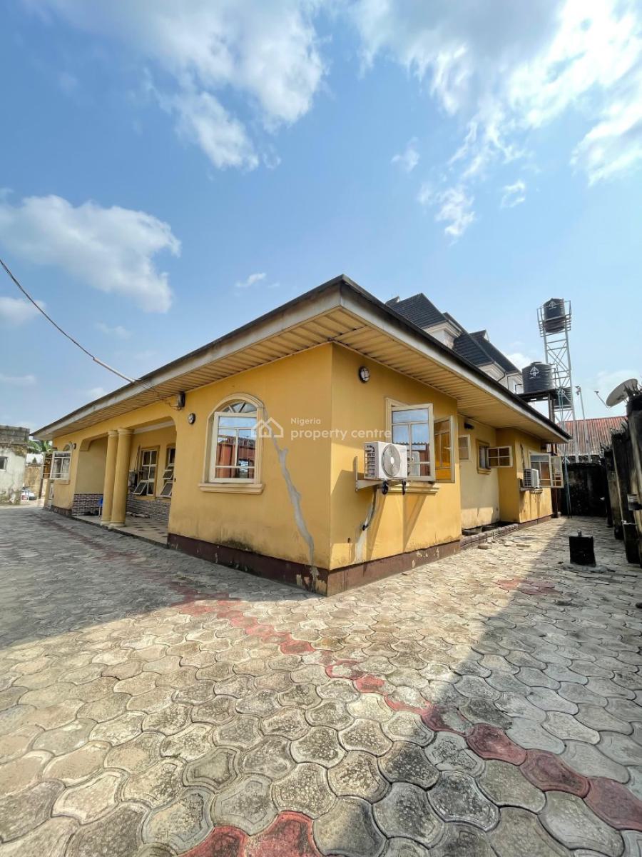 4 Bedroom Bungalow on 1 & Half Plots, Off Sars Road, Rumuagholu, Port Harcourt., Port Harcourt, Rivers, Detached Bungalow for Sale