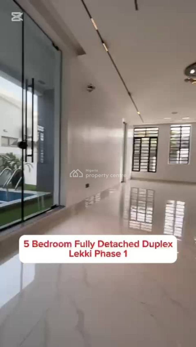 Luxury 5 Bedroom Fully Detached Duplex, Lekki, Lekki, Lagos, Detached Duplex for Sale