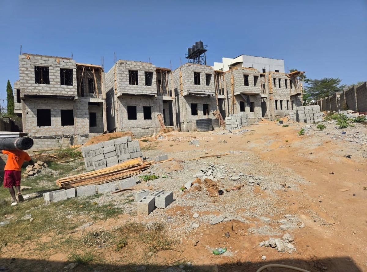 (advanced Carcass) 4 Bedroom Semi Detached Duplex with Bq, Mabushi, Abuja, Semi-detached Duplex for Sale