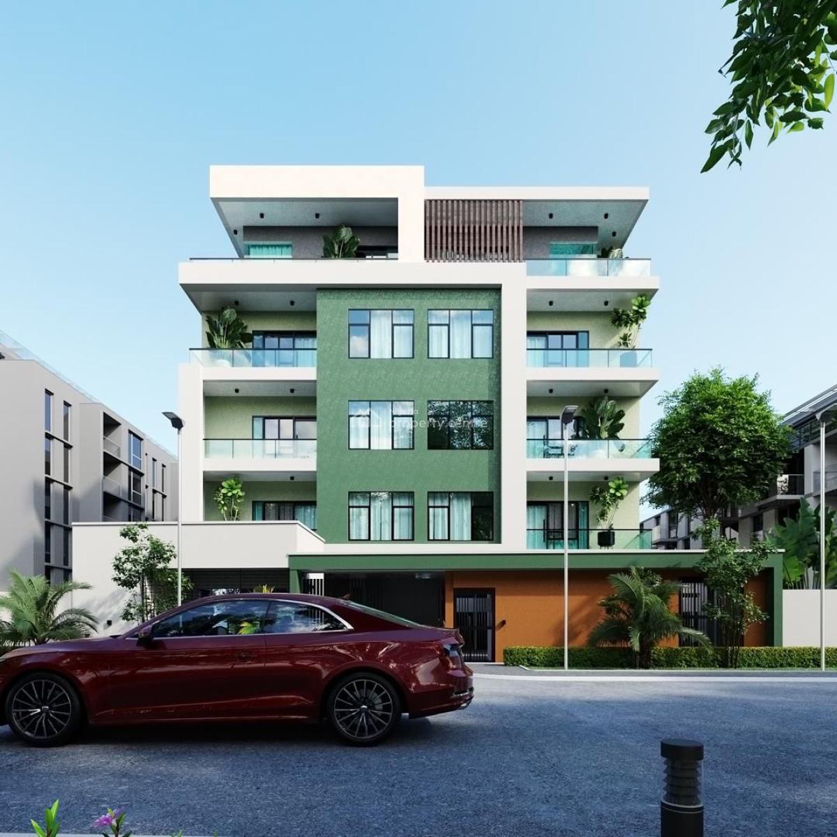 (off Plan) Semi Finished 3 Bedroom Luxury Apartment with Bq, Naf Conference Center, Kado, Abuja, Flat / Apartment for Sale