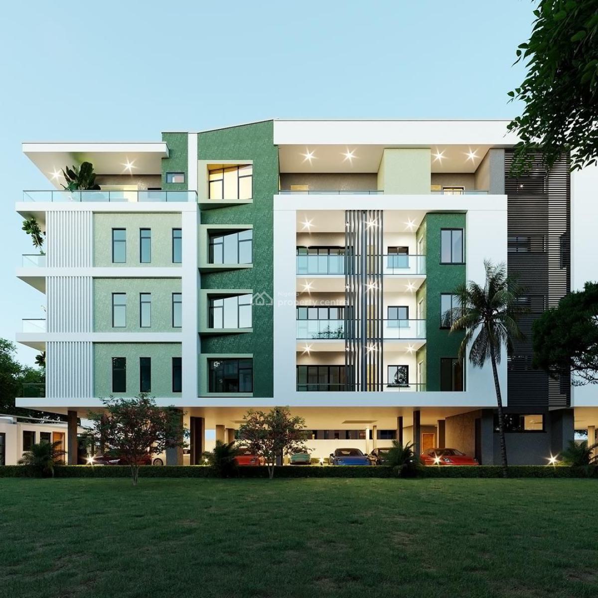 (off Plan) Semi Finished 3 Bedroom Luxury Apartment with Bq, Naf Conference Center, Kado, Abuja, Flat / Apartment for Sale