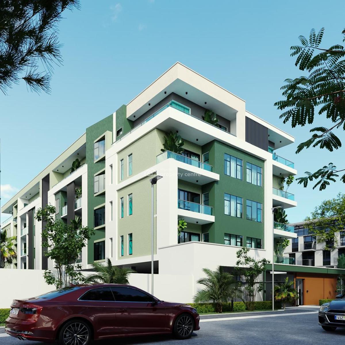 (off Plan) Semi Finished 3 Bedroom Luxury Apartment with Bq, Naf Conference Center, Kado, Abuja, Flat / Apartment for Sale