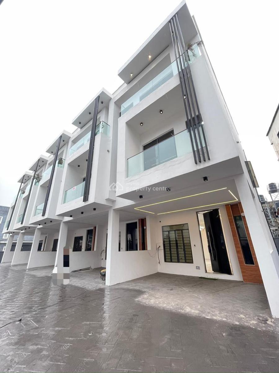 4 Bedroom Smarthome Terrace with Swimming Pool & Rooftop Terrace, Osapa, Lekki, Lagos, Terraced Duplex for Sale