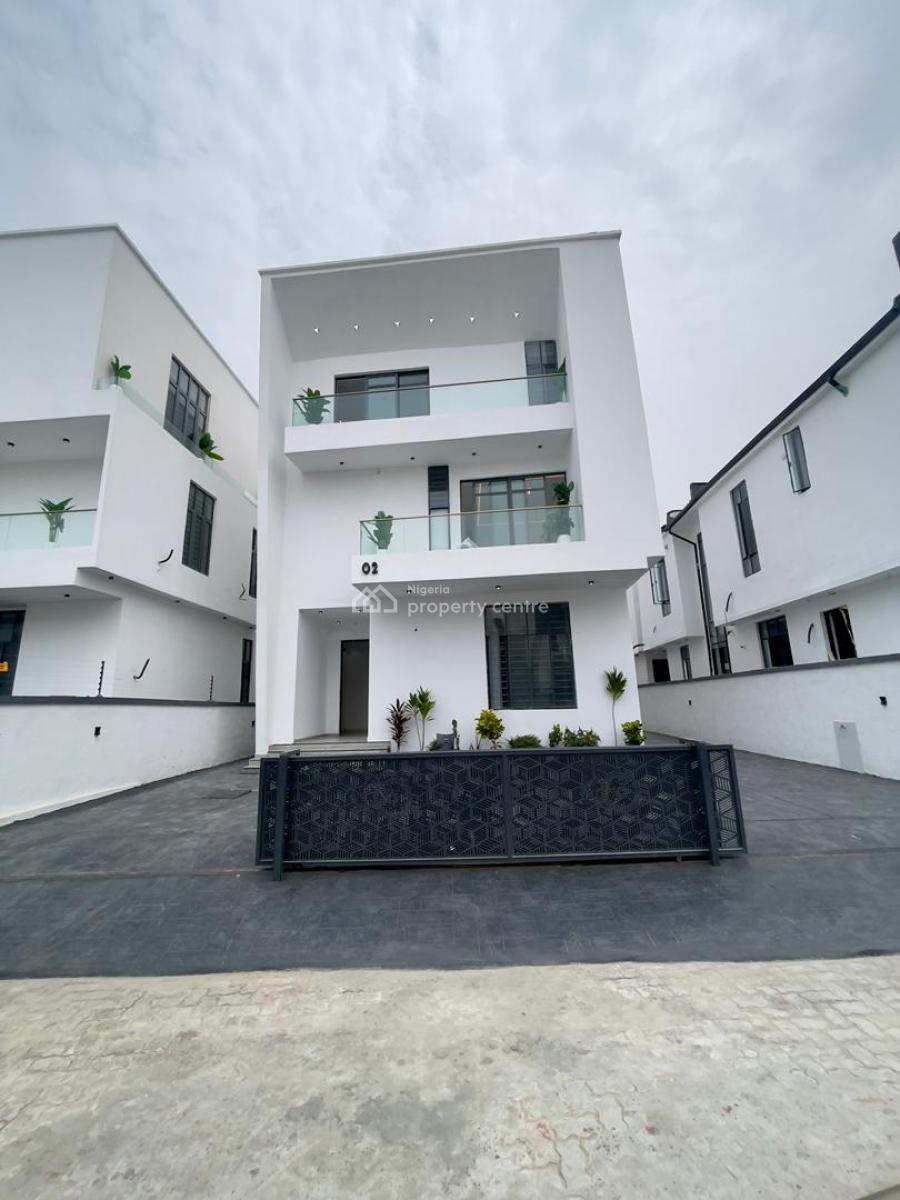 5 Bedroom Smarthome Detached Duplex with Pool, Terrace & Bq, Chevron, Lekki, Lagos, Detached Duplex for Sale
