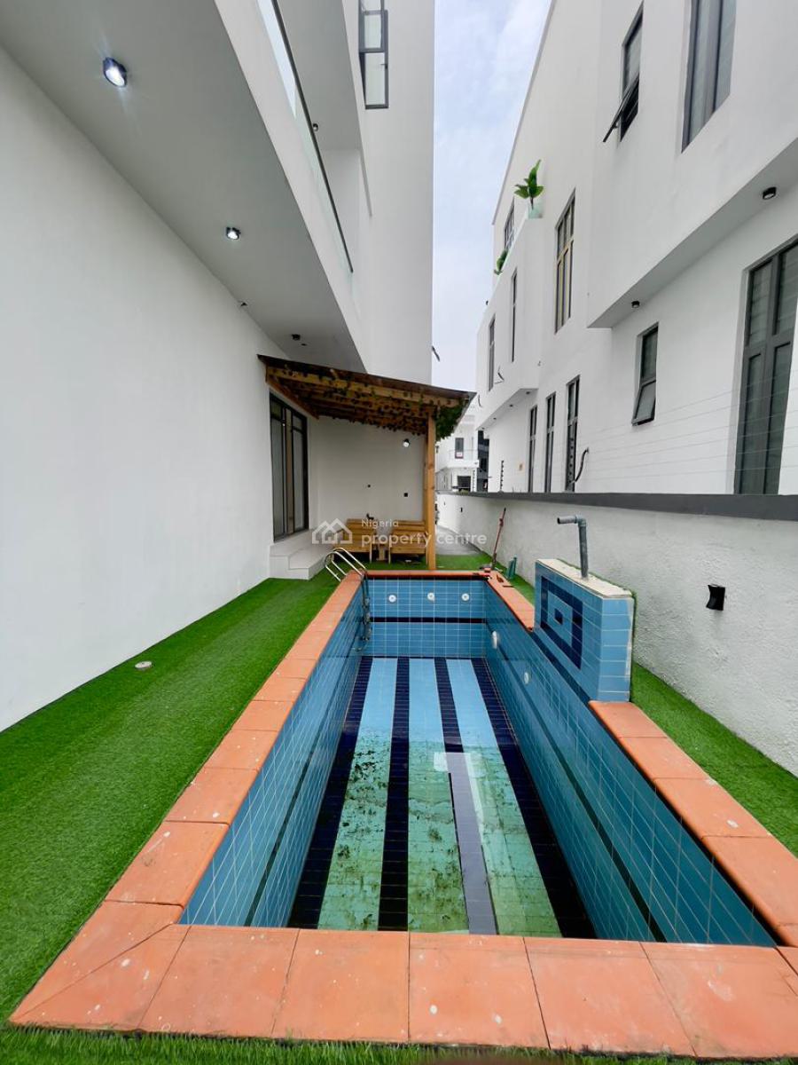 5 Bedroom Smarthome Detached Duplex with Pool, Terrace & Bq, Chevron, Lekki, Lagos, Detached Duplex for Sale