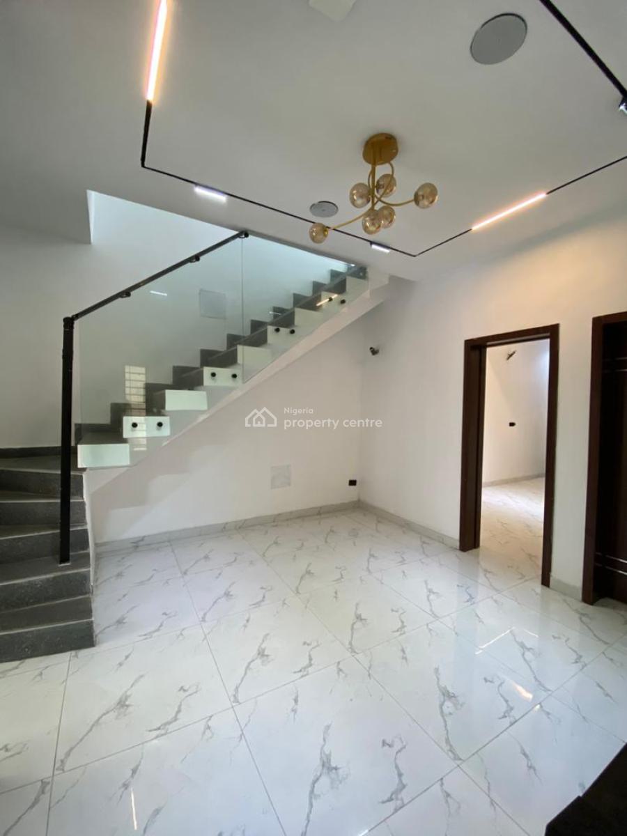 Neatly Built 4 Bedroom Terrace Duplex with Bq, Swim Pool, Osapa, Lekki, Lagos, Terraced Duplex for Sale