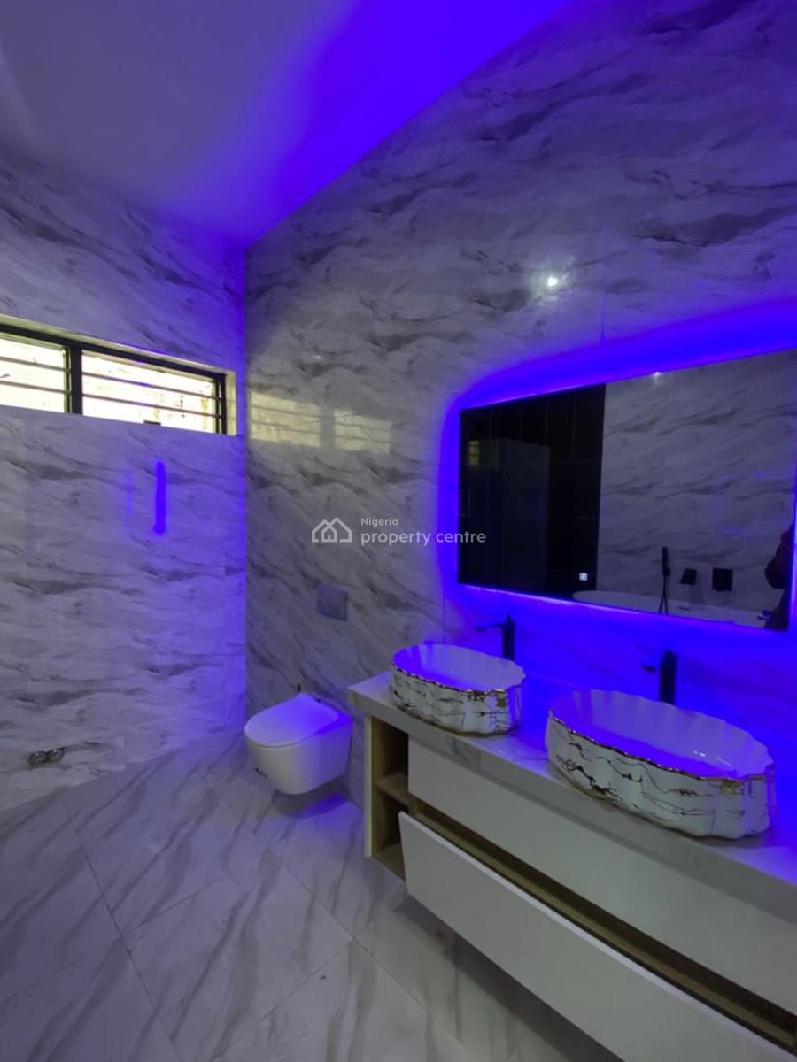 Neatly Built 4 Bedroom Terrace Duplex with Bq, Swim Pool, Osapa, Lekki, Lagos, Terraced Duplex for Sale