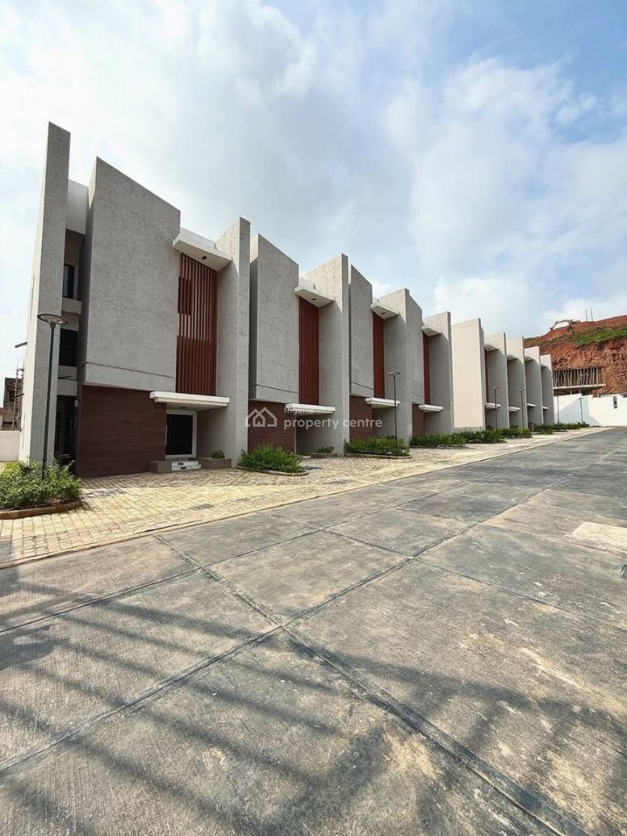 Newly Built Exotic 4 Bedroom Terraced Duplex + Bq, Guzape, Guzape District, Abuja, Terraced Duplex for Rent