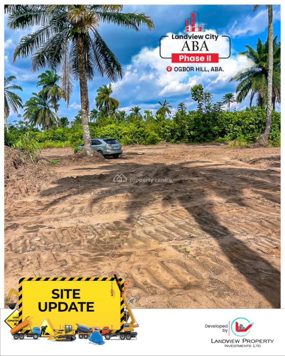 Premium Dry Residential Plot of Land in a Fast Developing Area, Landview City Phase 2, Aba, Abia, Residential Land for Sale