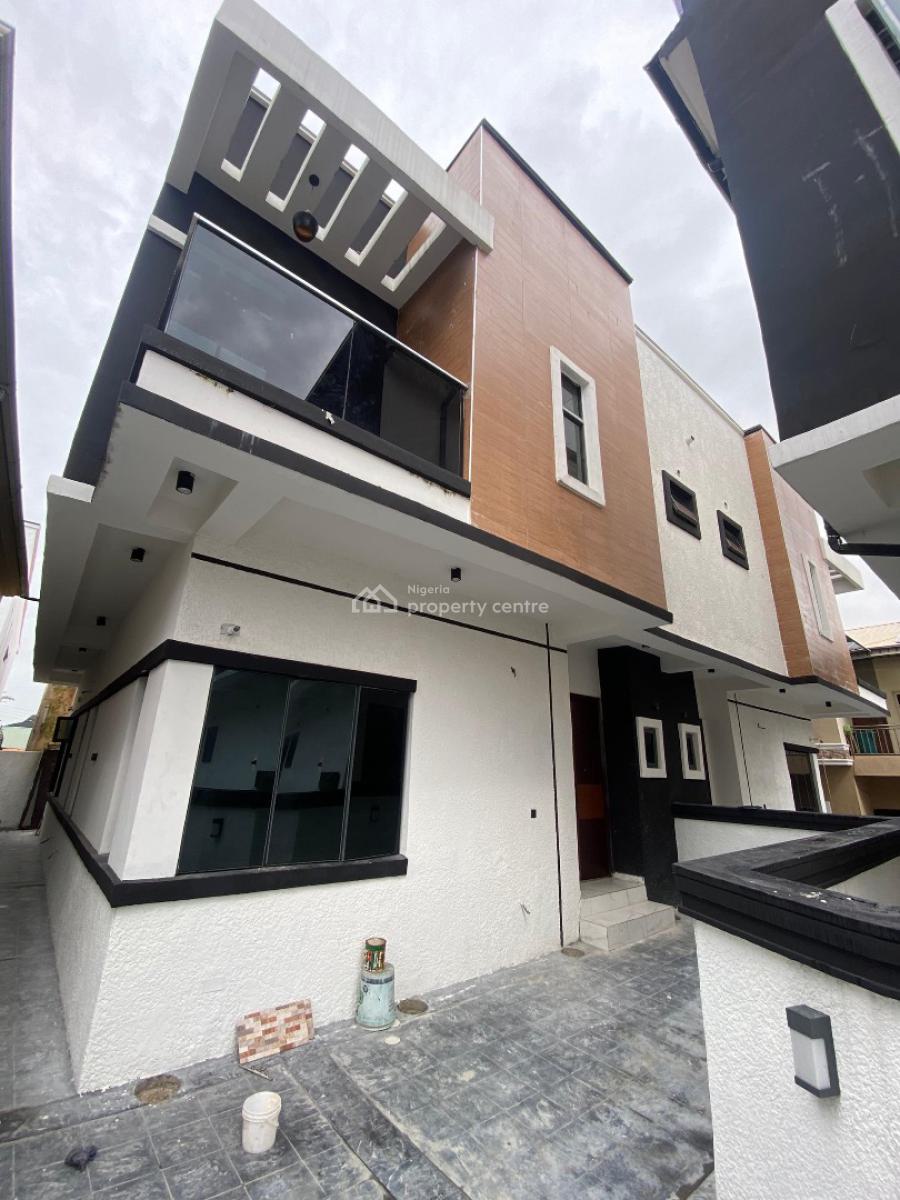 Impeccable 4 Bedroom Semi Detached Duplex - Bq*, Chevron, Lekki, Lagos, Semi-detached Duplex for Sale