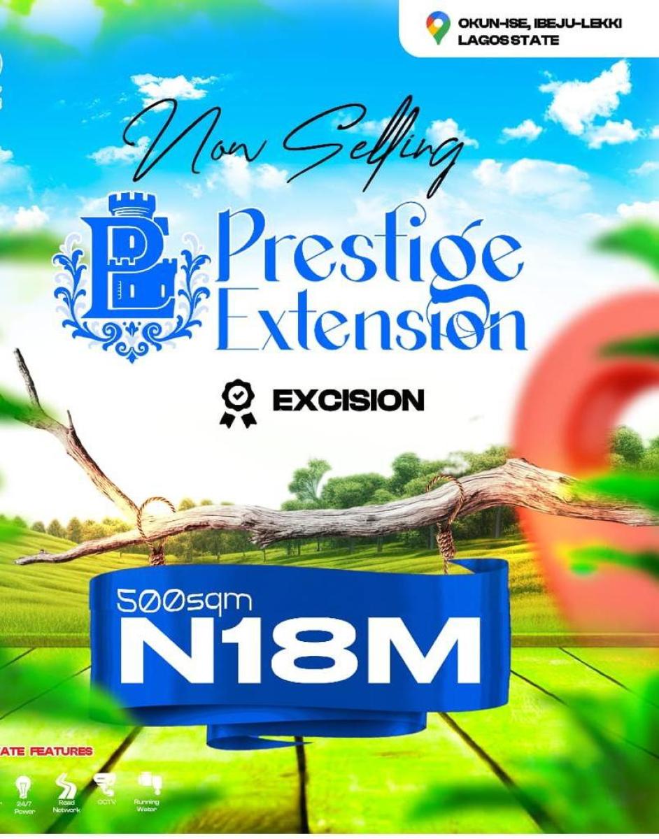 Land with Government Approved Excision, Okun - Ise, Ibeju Lekki, Lagos, Residential Land for Sale