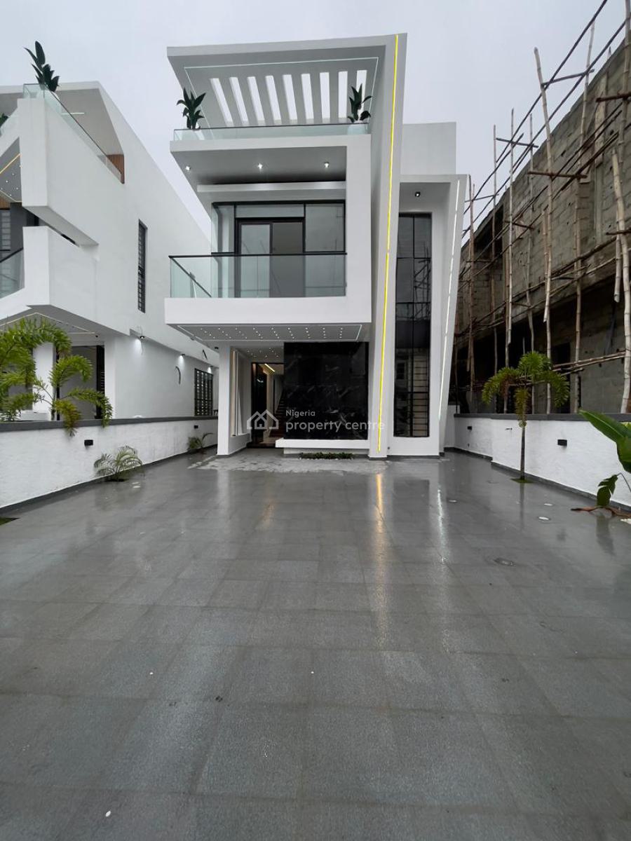 5 Bedroom Detached Duplex with Swimming Pool & Boys Quarters, Chevron, Lekki, Lagos, Detached Duplex for Sale