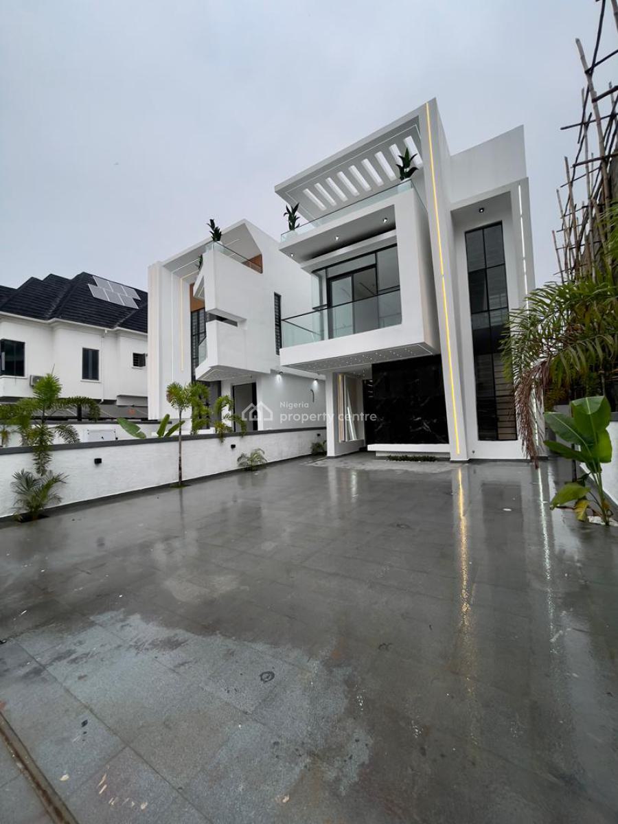 5 Bedroom Detached Duplex with Swimming Pool & Boys Quarters, Chevron, Lekki, Lagos, Detached Duplex for Sale